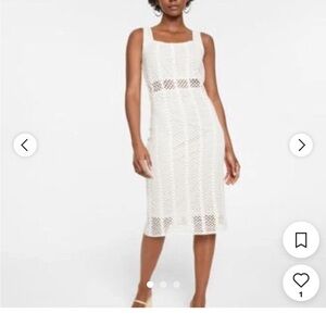 From Beach to Dinner White Crochet Dress